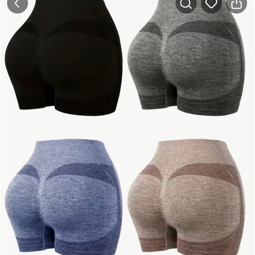 Women’s workout shorts brand new just to small for me, set of 4